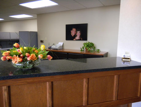 Check out desk