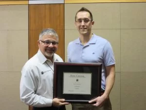 ”Dr. Hull at his graudation from the Kois Center