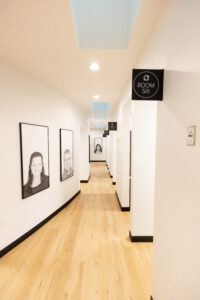 photos of happy patients help provide a welcoming and relaxing atmosphere